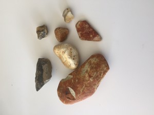 Range of stones we found